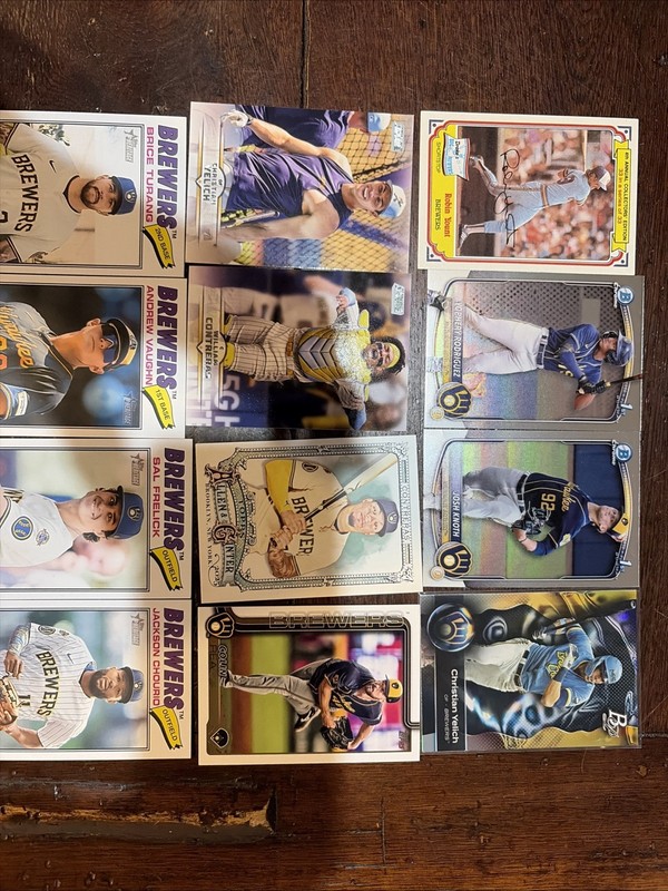 Brewers Baseball Card Lot