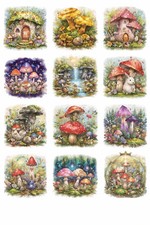 Pilz Vinyl Aufkleber, Wasserdicht Decal Transfer Sticker Rub On Transfer