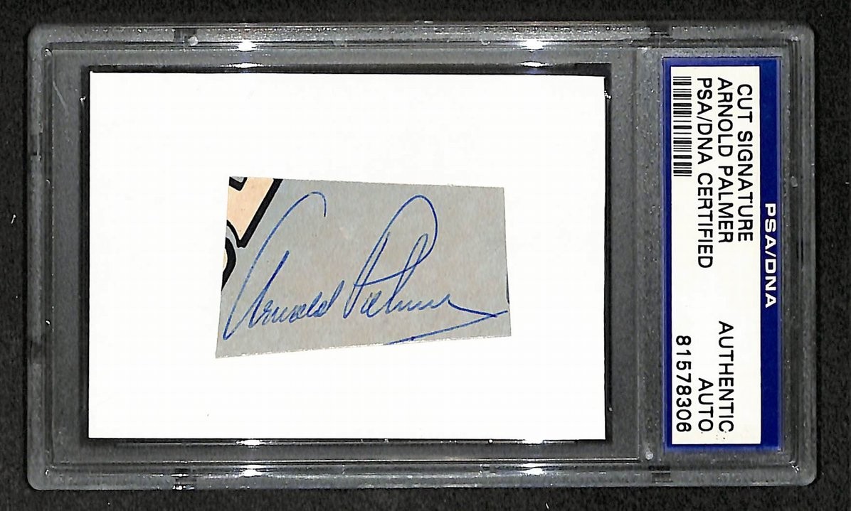 Arnold Palmer Signed/Autographed Cut Signature Golf HOF PSA/DNA 210752