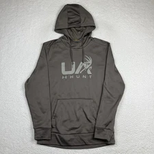 Under Armour UA Hunt Performance Hoodie Mens Medium Beige