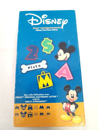 Cricut Cartridge Disney Mickey Fonts LInk Status UNKNOWN
