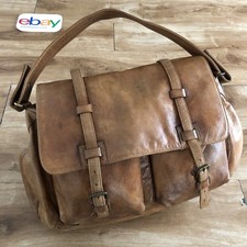 Belstaff SCOTT borsa da trasporto in pelle, cuero antico, circa 15 l