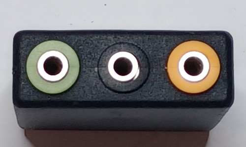 Logitech X-530 5.1 Triple Mini Jack Input Adapter Block Surround Sound - 第 3/4 張圖片