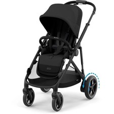 Cybex E-Gazelle S All-in-One Toddler and Baby Modular Stroller -Black/Black