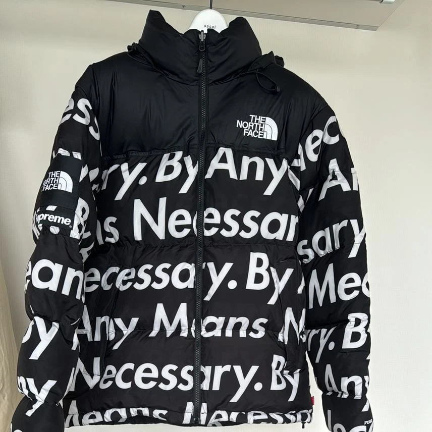 Veste noire Supreme / The North Face By Any Means Nuptse