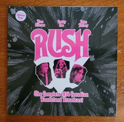 RUSH The Complete 1974 Canadian Bandstand Broadcast PINK LP NM/NM IN SHRINK HTF