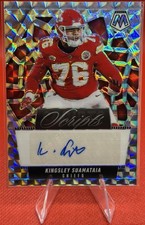 2025 Panini Mosaic - #SCR-KSA Kingsley Suamataia ( Scripts Silver Prizm) AUTO
