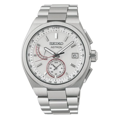 SEIKO Astron SBXY093 NEXTER Solar Radio Men's Watch Analog Titanium SIlver NEW
