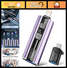 256GB 4-in-1 Flash Drive for Phone, Tablet & Computer - Easy Photo & Video Backu