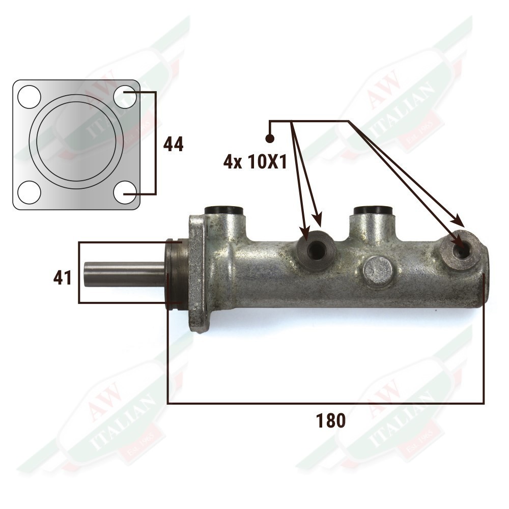 Ferrari 365 Master cylinder P/N 144931