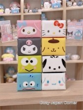 Sanrio Pocket Tissues 8 Pack Bundle Hello Kitty Kuromi Cinnamoroll Cute