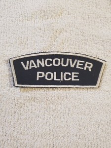 Obsolete Vancouver Police in British Columbia, Canada