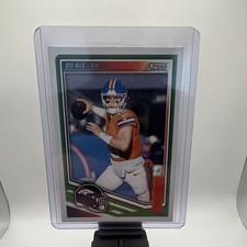 Panini 2025 Score Bo Nix Denver Broncos Base Set Football Card #253