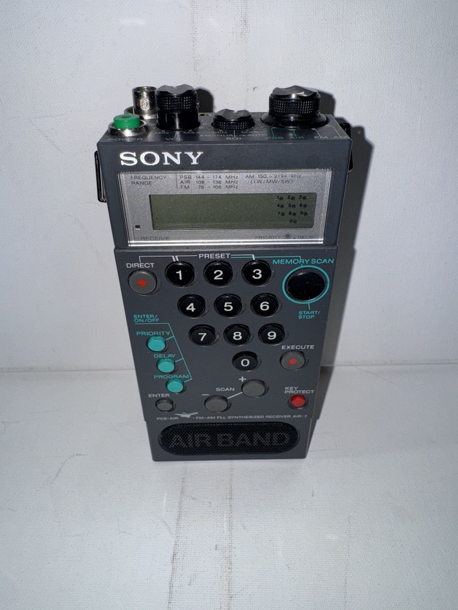 受信機 SONY FMAM PLL SYNTHESIZED RECEIVER AIR-7 Sony Air 7 AM FM Radio Receiver | eBay