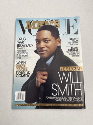 Will Smith Mens Vogue Magazine Rare Dec/Jan 2008