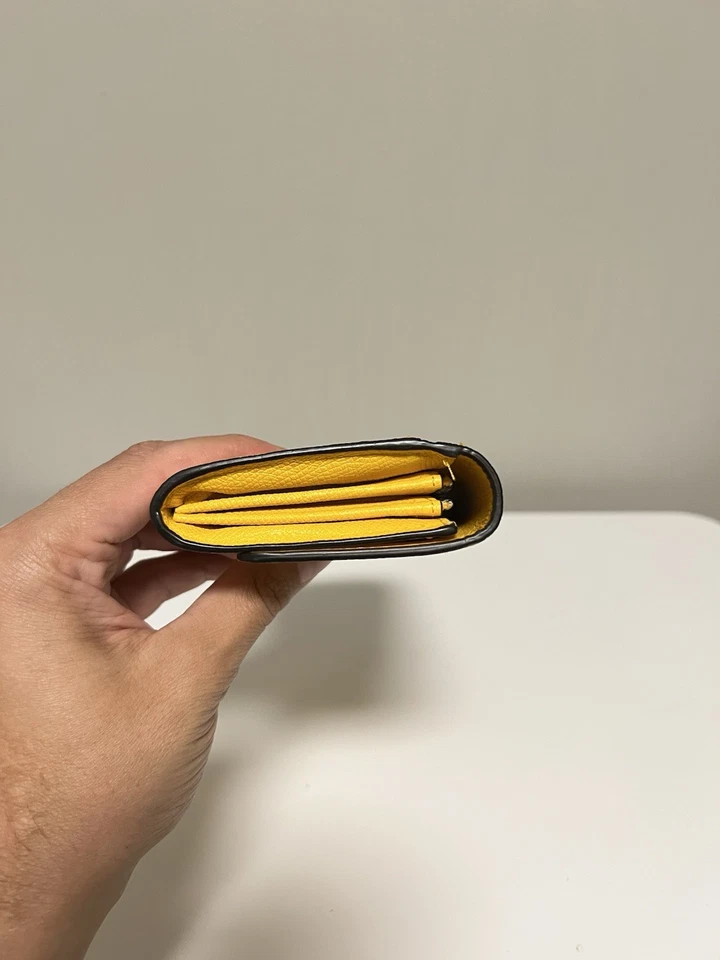 COACH Yellow Leather Pop Slim Envelope Wallet F52345 - Image 3 of 4