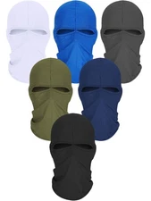6 Pcs Ski Mask Cover Balaclava Ice Silk UV Protection Mask Full Face Cover Ou...