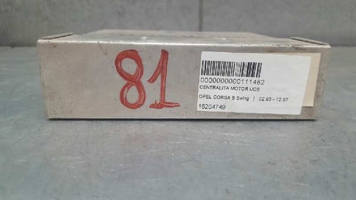 16204749 motorsteuergerät OPEL CORSA B SWING degzp111482