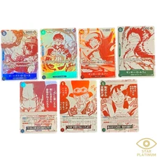 7 Card Luffy Ace Sabo OP10-049 Japanese ONE PIECE Card Promo Treasure Campaign