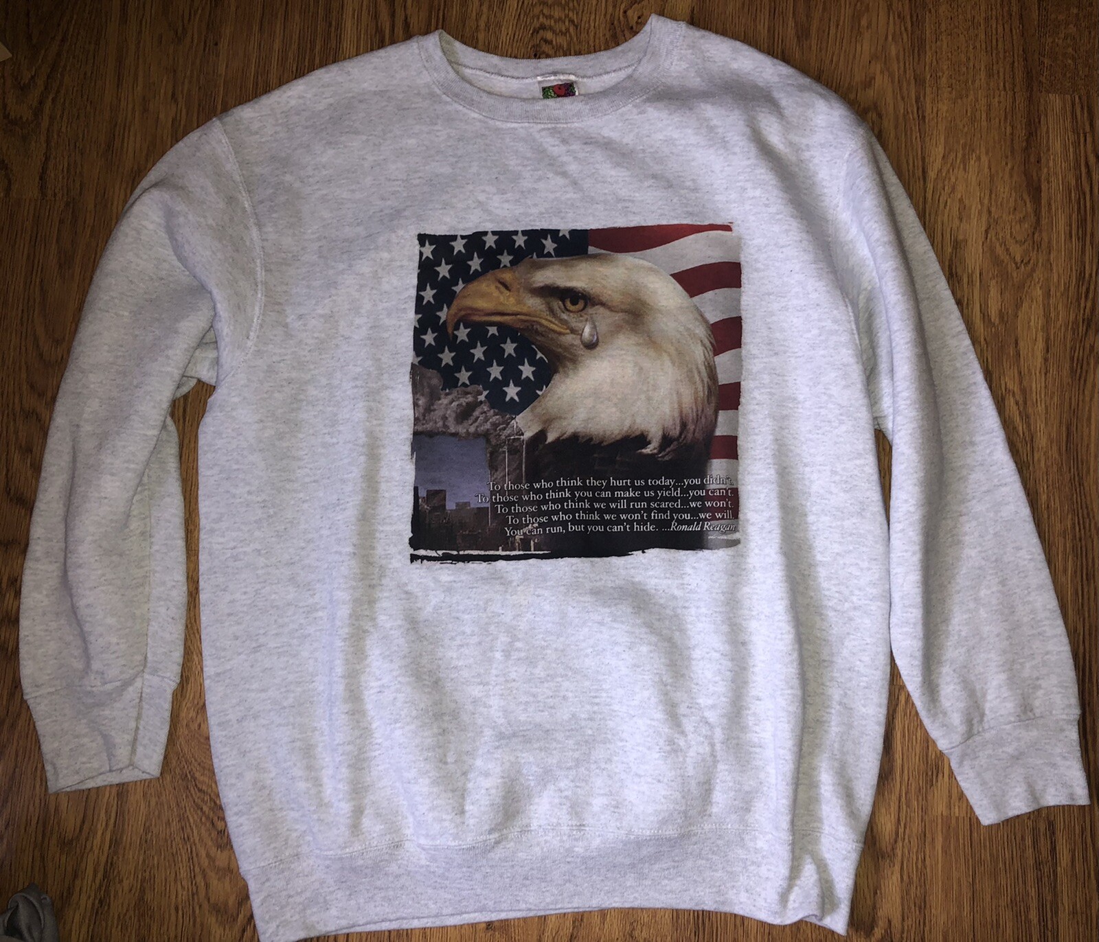 RARE Vintage September 11th 9/11 Crying Eagle Ronald … - Gem