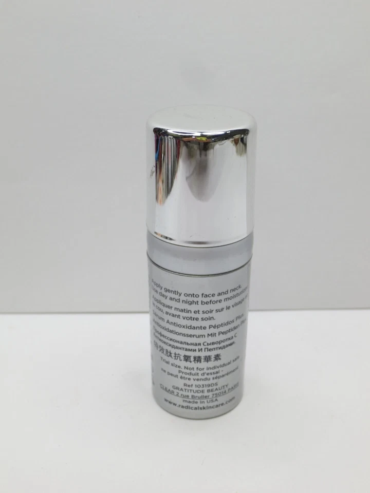 RADICAL ADVANCED PEPTIDE ANTIOXIDANT SERUM 0.27 OZ (LOT OF 8) - Image 3 of 3
