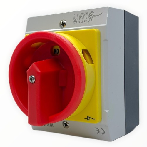 Hauptschalter Lasttrennschalter 10 - 63A Reparaturschalter Gehäuse Not-Aus 3Pol - Bild 32 von 209