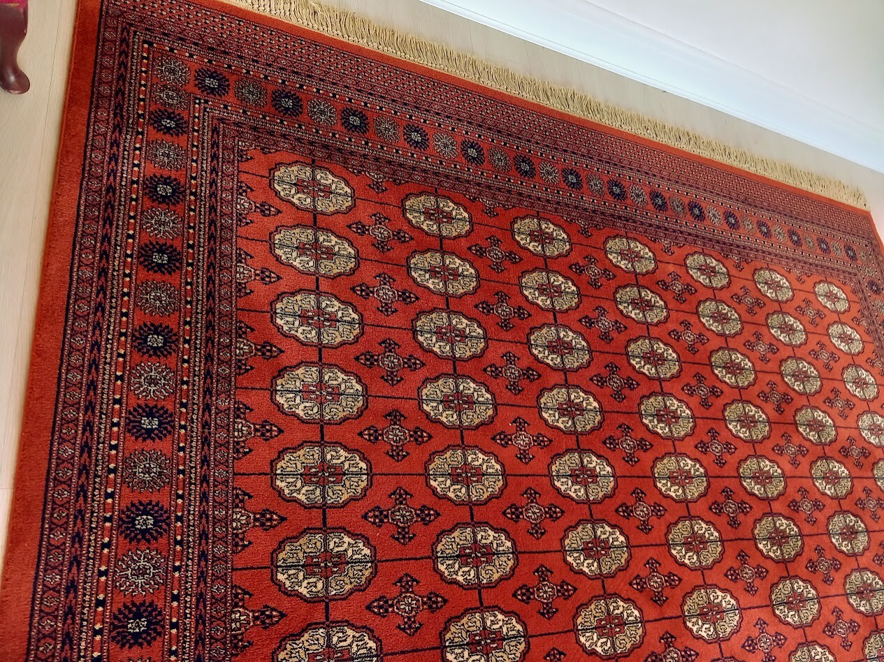 Rug 338x247cm LUXURY Afghan Bokhara John Lewis HANDMADE CARPETS 11.10x8