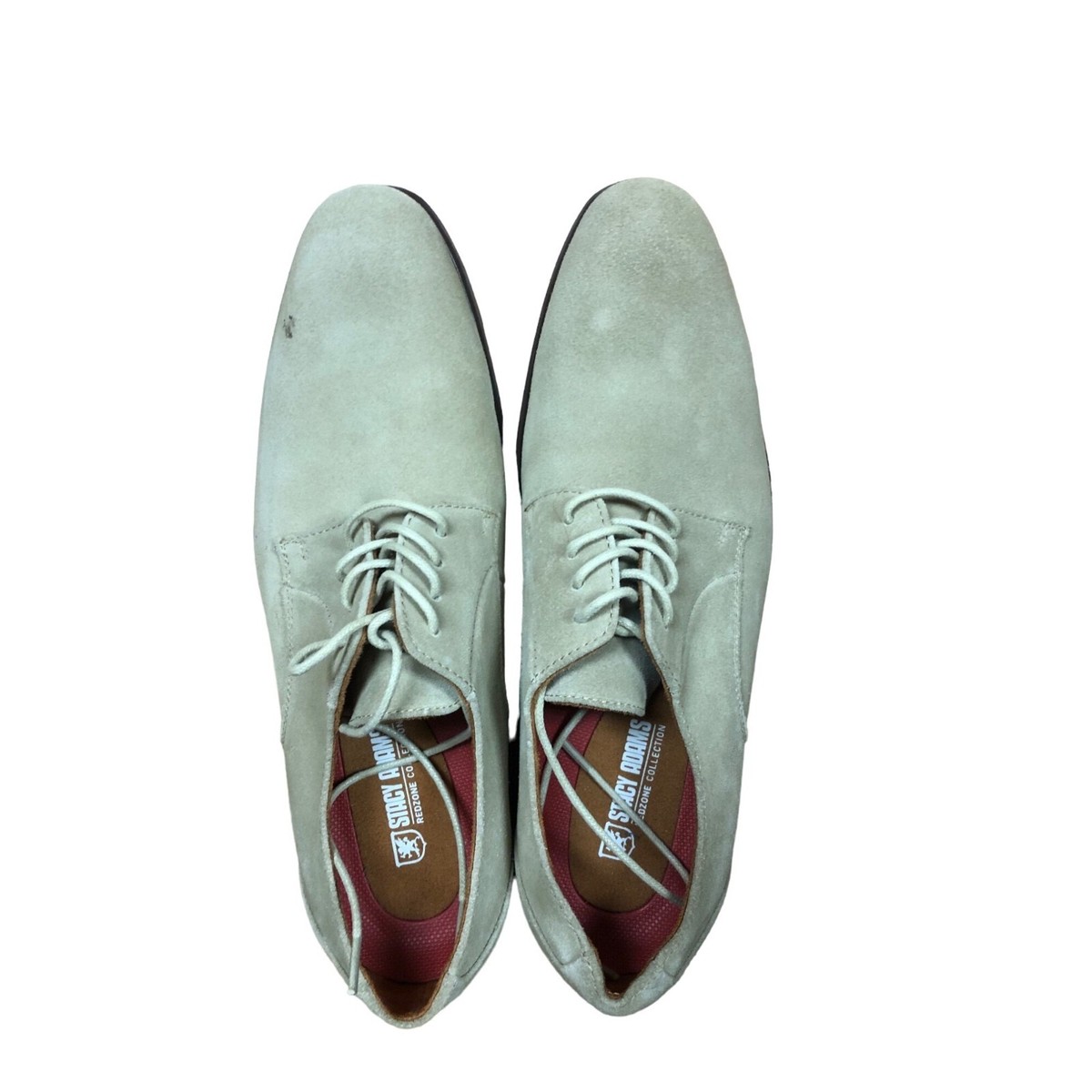 Stacy Adams Mens Lace Up Sandstone Suede Leather Shoes Size  display picture 2