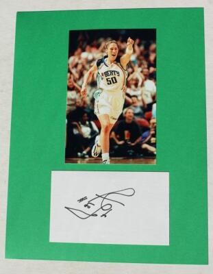 Rebecca Lobo WNBA Player Hand Signed Autographed 3X5 Card Photo