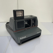 Macchina fotografica istantanea Polaroid 600 Impulse Portrait vintage NON TESTATA ottime condizioni