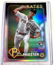 2024 Topps #93- QUINN PRIESTER Rainbow Foil SP Rookie RC Card.. rookie card picture