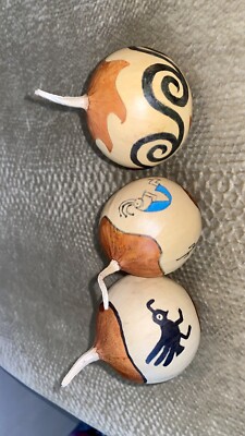 Handpainted Signed Gourds Native American