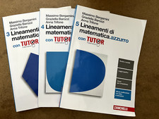 Lineamenti di matematica.azzurro con Tutor vol.3-4-5 Cor.compl. Triennio - Zanic