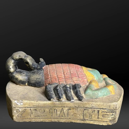 Rara statua scorpione egizio antiche antichità faraone egizio a.C. - Foto 6 di 7