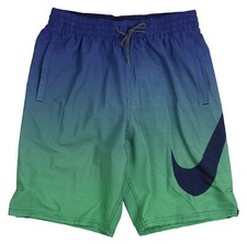 NIKE Vital Volley Swim Shorts sz S Small Ombre Blue Green Trunks