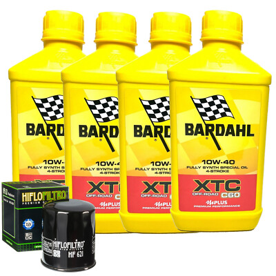 Set Service Bardahl Öl XTC 10W40 Für Arctic Cat 570 Alterra XT Eps 2019>2020