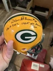 Dave Robinson  Hof 13 1960s All Decade Packers Signed Packers Mini Helmet