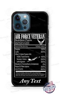 Air Force Veteran Nutrition Plans Phone Case For iPhone 14 Samsung s23 Google