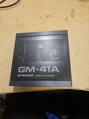 Pioneer GM41A vintage Car Audio stereo main amplifier 60w 30x30w