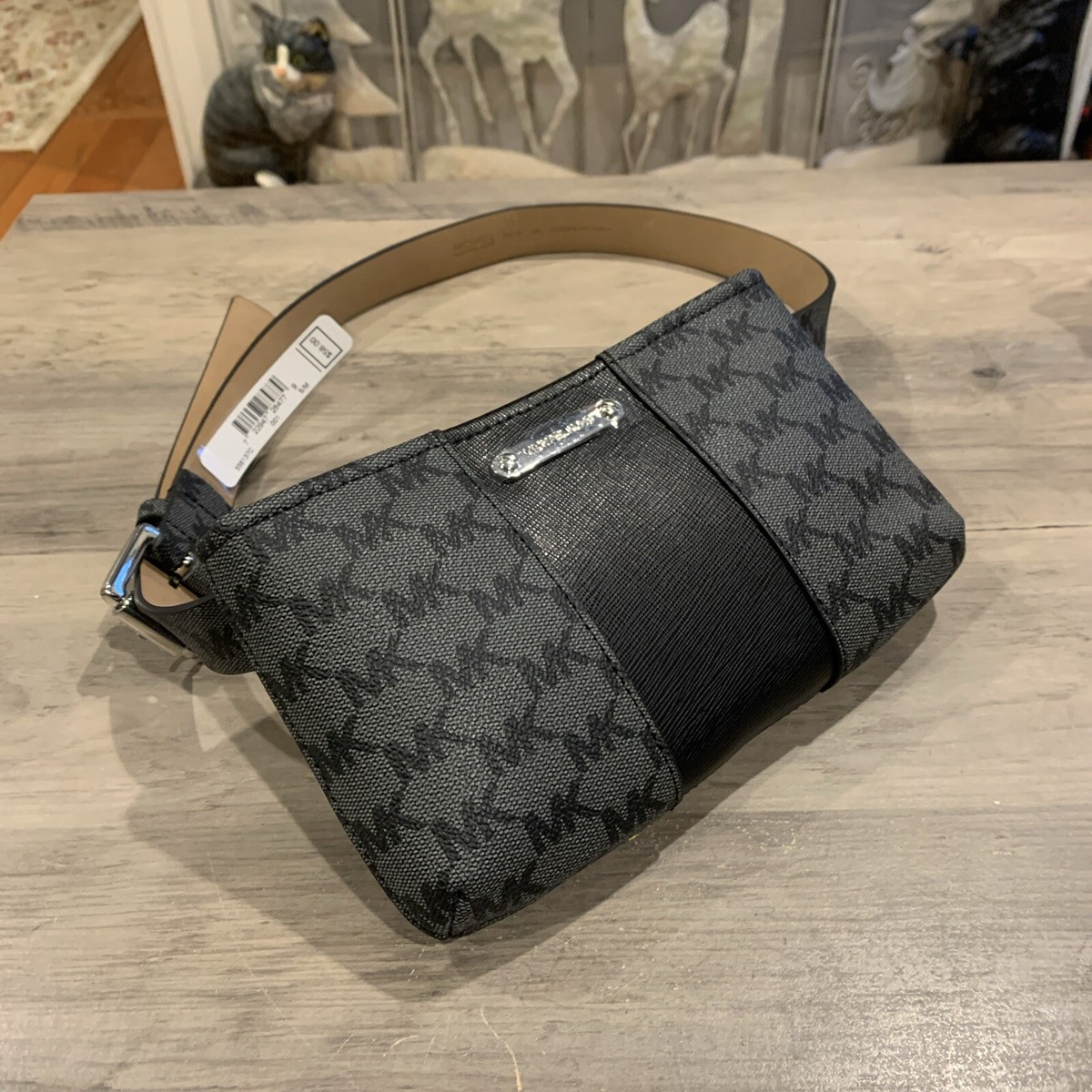 New w/o tag Michael Kors Belt Bag Black size:S/M Michael Kors Black Belt Bag S/M “New” | eBay main image 3