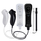 Built in Motion Plus Remote Controller &Nunchuck for Nintendo Wii /Wii U Console