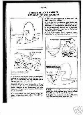 1966 1965 1964 1963 1962 1961 1960 1959 Studebaker Lark Mirrors Pair (2) - Image 2 of 4