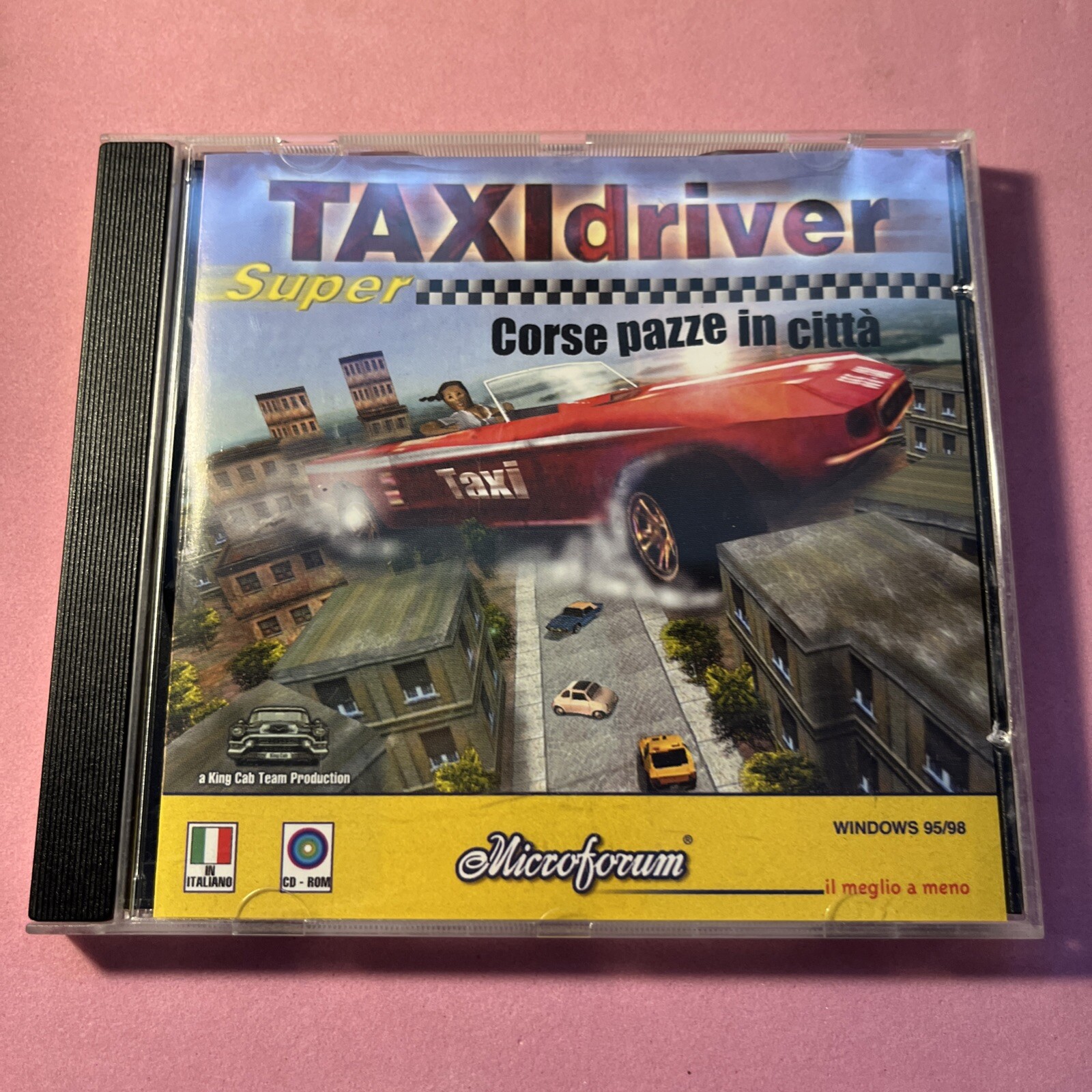 GIOCO VIDEOGIOCO PC SUPER TAXIDRIVER ITA COMPLETO MICROFORUM COMPUTER