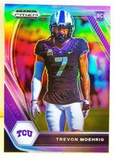 Trevon Moehrig RC 2021 Prizm Draft Picks Silver Refractor Rookie Card #146 NFL