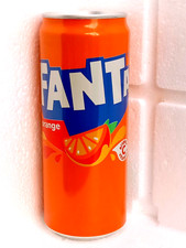 FANTA Orange Empty Soda Can 330ml Ukraine 2025 Bottom Open Collectible
