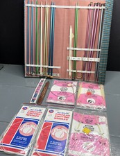 Vintage Knitting Needles Set Bates/Boye/Hero/Marcia Lynn Var. Sizes Carry Case