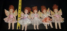  Miniature Porcelain Victorian Blonde Red Hair Brown Hair Doll 5 Inches CHOICE