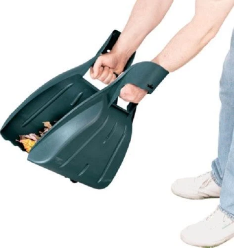 Cucharas de hojas jardín césped hojas rastrillo manual cuchara jardinería césped agarrador herramientas par Foto 4 de 4