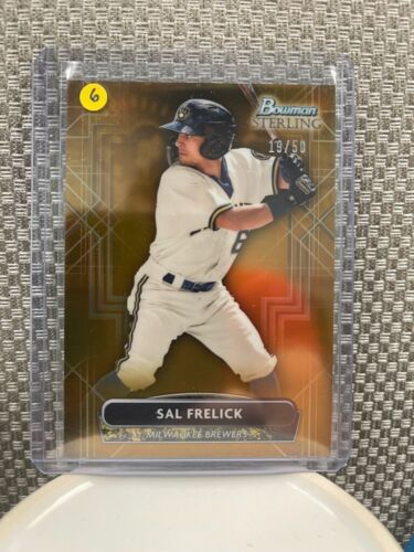 2022 Bowman Sterling Sal Frelick Gold Refractor 19/50 - Photo 1 sur 2