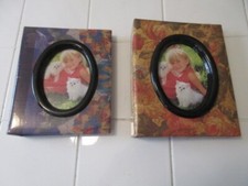 NEW 2 Photo Albums w/Front Picture Insert, 72 Photos, 2-Ring Binder, Clear Sheet